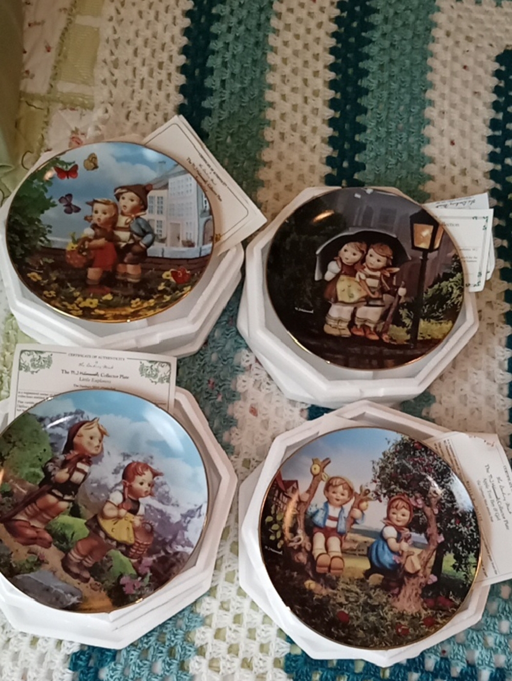 Vintage M.I. Hummel Little Companions Plates